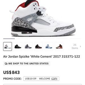 2011 Jordan White cement,